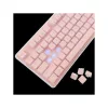 WHITESHARK WHITE SHARK TACHI-P/US  WS GK-003441P-US gamer billentyűzet, 104 gomb pink (angol)