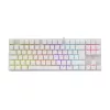 WHITESHARK WHITE SHARK WS GK-2106W/R-US COMMANDOS fehér mechanikus angol (red switch) gamer billentyűzet