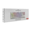 WHITESHARK WHITE SHARK WS GK-2106W/R-US COMMANDOS fehér mechanikus angol (red switch) gamer billentyűzet