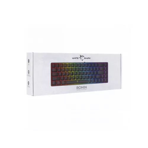 WHITESHARK WHITE SHARK WS GK-2201B-HU RONIN-B fekete magyar!! membrán gamer billentyűzet
