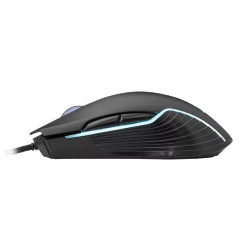 WHITESHARK WHITE SHARK GM-5003 AZARAH gaming egér, fekete, 6400dpi