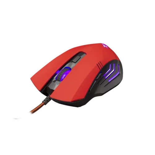 WHITESHARK WHITE SHARK HANNIBAL-2 piros gamer egér