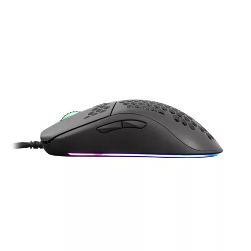 WHITESHARK WHITE SHARK GM-5007B GALAHAD gamer egér, fekete, 6400 dpi