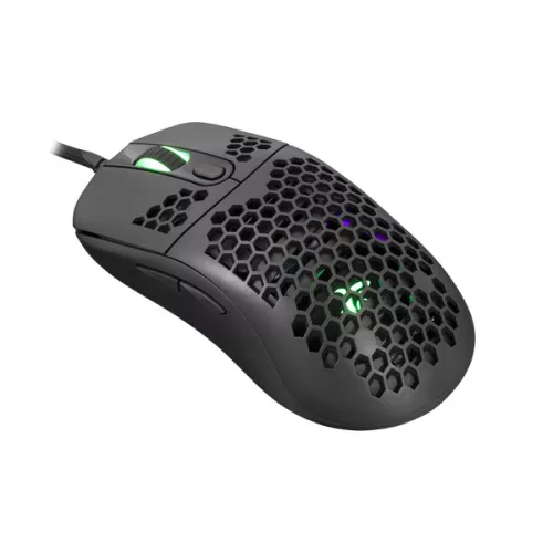 WHITESHARK WHITE SHARK GM-5007B GALAHAD gamer egér, fekete, 6400 dpi