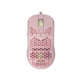   WHITESHARK WHITE SHARK GM-5007P GALAHAD gamer egér, pink, 6400 dpi