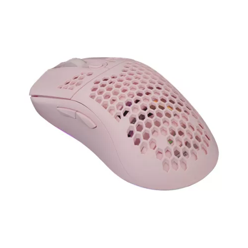 WHITESHARK WHITE SHARK GM-5007P GALAHAD gamer egér, pink, 6400 dpi