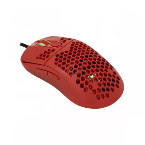 WHITESHARK WHITE SHARK GM-5007R GALAHAD gamer egér, piros, 6400 dpi