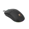 WHITESHARK WHITE SHARK BAGDEMAGUS-B, GM-5010B gamer egér, 6D, fekete, 7200 dpi, RGB