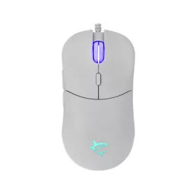   WHITESHARK WHITE SHARK BAGDEMAGUS-W, GM-5010W gamer egér, 6D, fehér, 7200 dpi, RGB