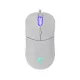 WHITESHARK WHITE SHARK BAGDEMAGUS-W, GM-5010W gamer egér, 6D, fehér, 7200 dpi, RGB