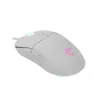 WHITESHARK WHITE SHARK BAGDEMAGUS-W, GM-5010W gamer egér, 6D, fehér, 7200 dpi, RGB