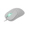 WHITESHARK WHITE SHARK BAGDEMAGUS-W, GM-5010W gamer egér, 6D, fehér, 7200 dpi, RGB