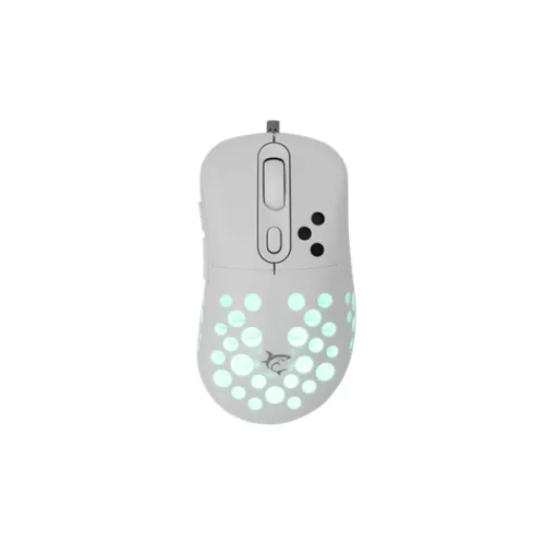 WHITESHARK WHITE SHARK AZRAEL-W, GM-5013W gamer egér,6D, fehér, 7200 dpi, RGB