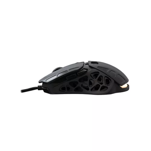 WHITESHARK WHITE SHARK ECTOR-B GM-5016B RGB gamer egér, 12.200 dpi, 7 gombos fekete