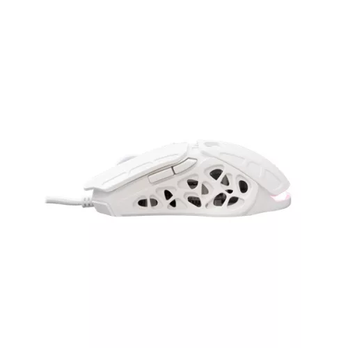 WHITESHARK WHITE SHARK ECTOR-W GM-5016W RGB gamer egér, 12.200 dpi, 7 gombos fehér