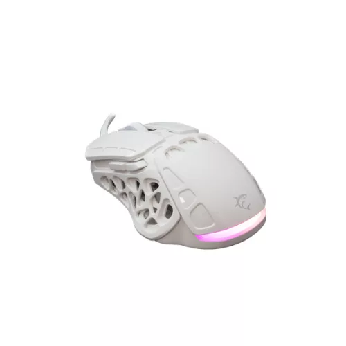 WHITESHARK WHITE SHARK ECTOR-W GM-5016W RGB gamer egér, 12.200 dpi, 7 gombos fehér