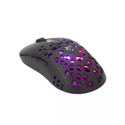 WHITESHARK WHITE SHARK TRISTAN GM-9004 gamer egér, 7D, fekete, 12000 dpi, RGB