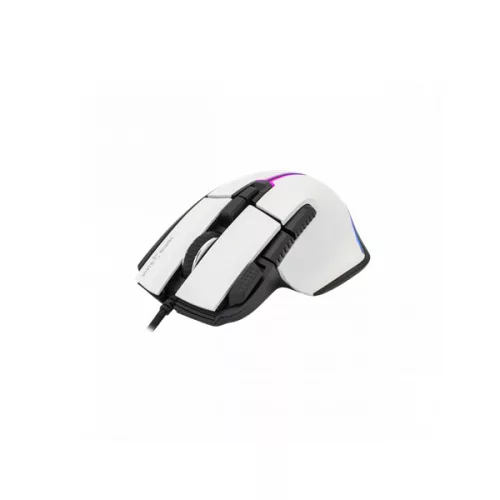 WHITESHARK WHITE SHARK GM-9006W MARROK-W gamer egér, fehér, 12000 dpi