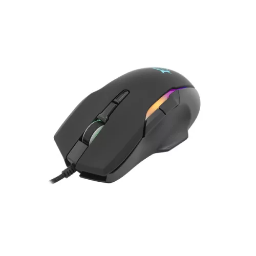 WHITESHARK WHITE SHARK MORHOLT (GM-9009) gamer egér, 7D, fekete, 7200 dpi, RGB