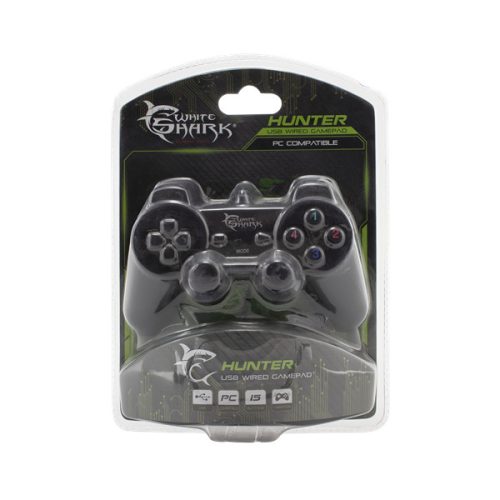 WHITESHARK WHITE SHARK GP-2009U HUNTER, Digitális USB PC Gamepad