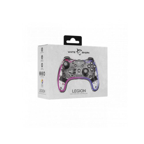 WHITESHARK WHITE SHARK LEGION GPW-8039 Android/iOS/N-Switch/Win PC/PS4/PS3/ Digitális bluetooth Gamepad