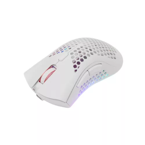 WHITESHARK WHITE SHARK LIONEL-W, WGM-5012W vezeték nélküli gamer egér, fehér, 10000 dpi