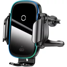   BASEUS LIGHT ELECTRIC autós tartó műszerfalra, LED jelzés, FEKETE