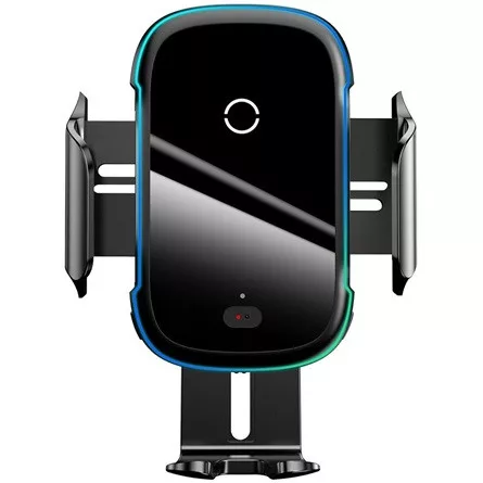 BASEUS LIGHT ELECTRIC autós tartó műszerfalra, LED jelzés, FEKETE