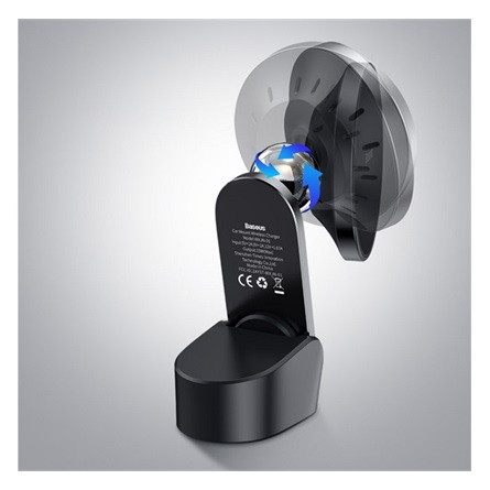 BASEUS autós tartó műszerfalra, MagSafe, FEKETE