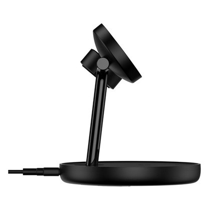 Baseus Apple Watch Series 5 44mm BASEUS hálózati töltő 3in1 15W, Apple Airpods töltő, FEKETE