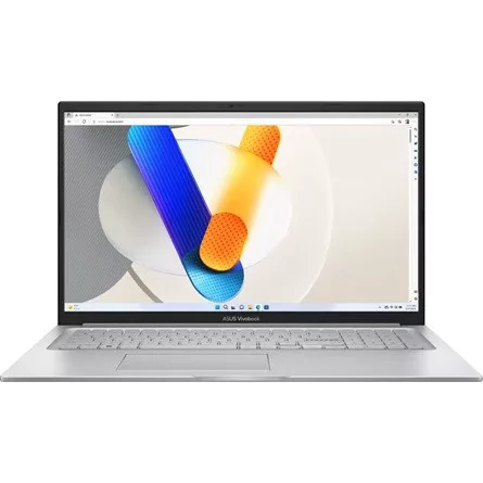 ASUS CONS NB Vivobook X1704VA-AU817W 17.3" FHD, Intel Core 5-120U, 16GB, 512GB M,2, INT, WIN11H, Ezüst