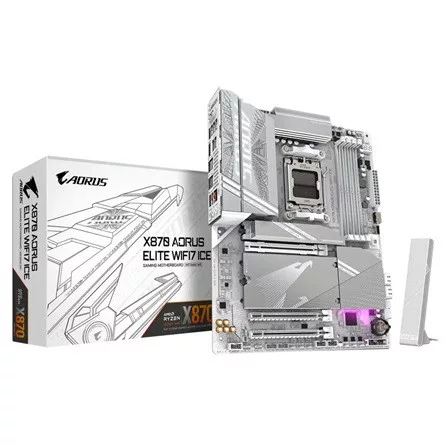 Gigabyte X870 AORUS ELITE WIFI7 ICE desktop alaplap ATX