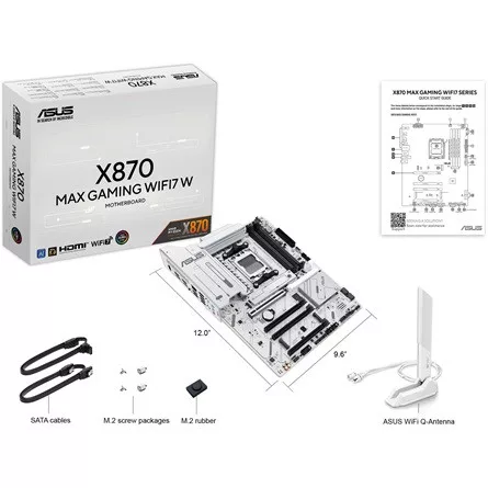 ASUS AL Asus sAM5 X870 MAX GAMING WIFI7 W