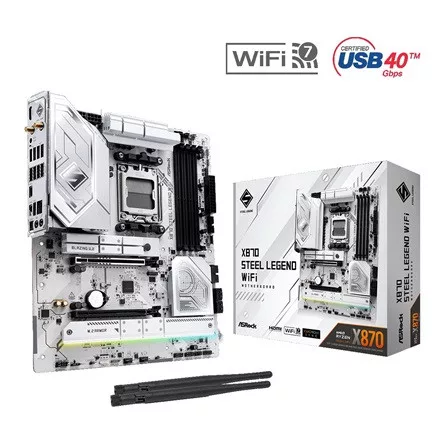 Asrock X870 Steel Legend WiFi desktop alaplap ATX