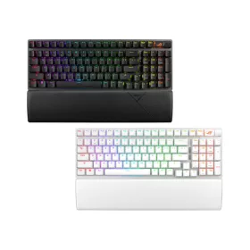   ASUS PER ASUS Vezetékes / Vezeték Nélküli Billentyűzet ROG STRIX SCOPE II 96 WIRELESS USB, Fekete, Mechanikus