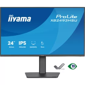   IIYAMA ProLite monitor, IPS, 23.8",1920x1080, 16:9, 350 cd/m˛, 1ms, 1500:1, HDMI/DisplayPort/USB