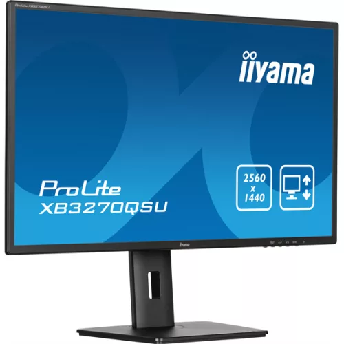 IIYAMA G-Master monitor, IPS, 31.5", 2560x1440, 16:9, 250 cd/m˛, 3ms, 1200:1, HDMI/DisplayPort/3xUSB