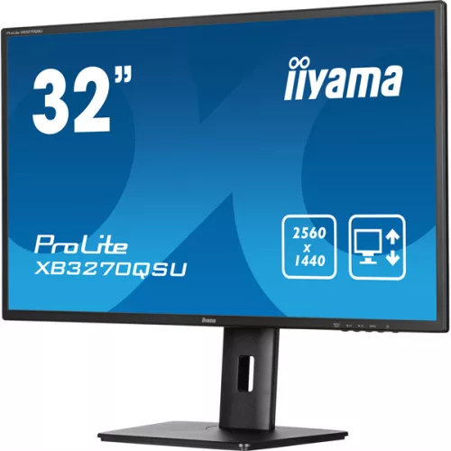 IIYAMA G-Master monitor, IPS, 31.5", 2560x1440, 16:9, 250 cd/m˛, 3ms, 1200:1, HDMI/DisplayPort/3xUSB