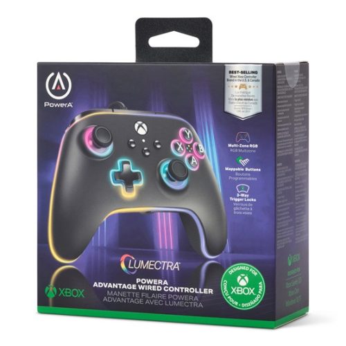 PowerA GP PowerA Advantage vezetékes Xbox Series X|S Lumectra LED-es kontroller
