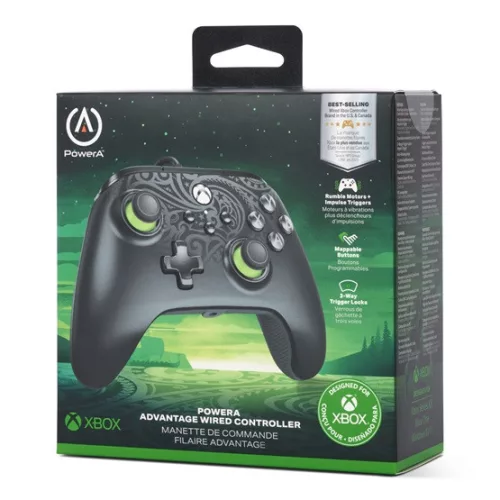 PowerA GP PowerA Advantage vezetékes Xbox Series X|S kontroller - Celestial Green