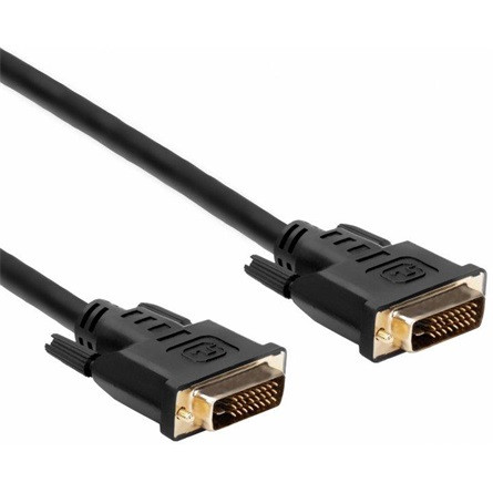 OEM DVI-D -> DVI-D M/M video kábel 2m fekete dual link