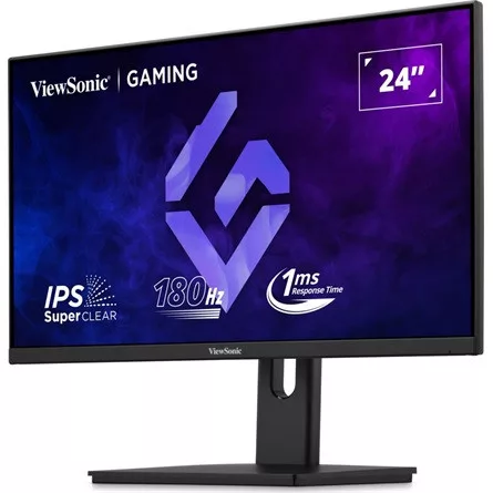 ViewSonic Monitor 24" - XG24G1 (IPS, 180Hz, 16:9, 1920x1080, 1ms, 300cd/m2, DP, HDMI, VESA, mag.áll forg)