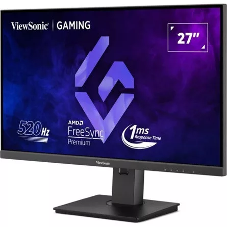 ViewSonic Monitor 27" - XG2737 (IPS, 520Hz 16:9, FHD, 1ms, 400cd/m2, HDMI2,1, DP, VESA, SPK, mag.áll, pivot)