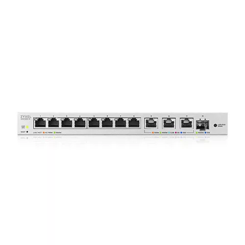 Zyxel XGS1250-12, 12-Port Gigabit webmanaged Switch with 8 port 1G + 3-Port Mult