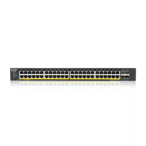 Zyxel XGS1935-52HP, 52 Port Smart Managed PoE Switch, 48x Gigabit PoE and 4x 10G