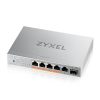 Zyxel XMG-105 5 Ports 2,5G + 1 SFP+, 4 ports 70W total PoE++ Desktop MultiGig un