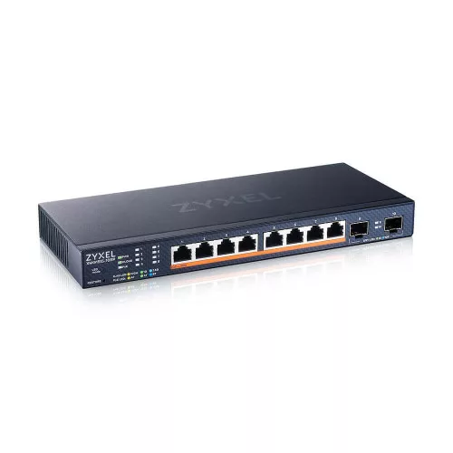 Zyxel XMG1915-10EP, 8-port 2.5GbE, 2 SFP+, 8 x PoE++ 130W Smart Switch, hybird m