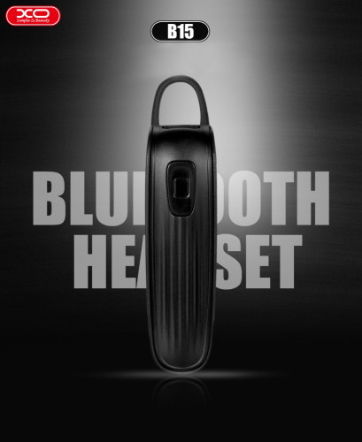 XO B15 Bluetooth headset, Fekete