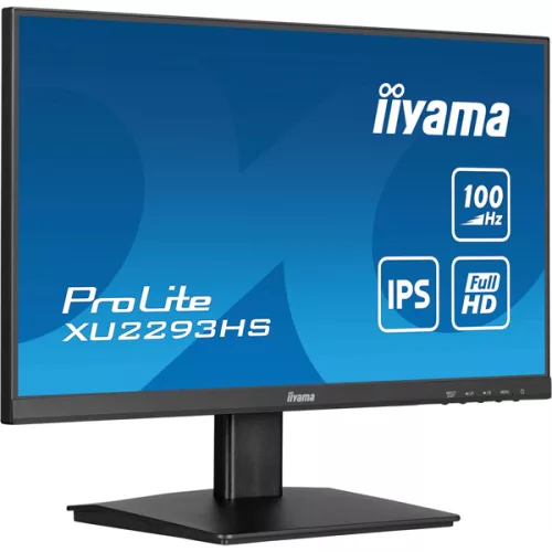 IIYAMA ProLite monitor, IPS, 21.5", 1920x1080, 16:9, 300 cd/m˛, 1ms, 1000:1, HDMI/DisplayPort