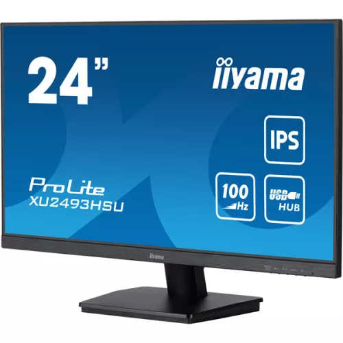 IIYAMA ProLite monitor, IPS, 23.8", 1920x1080, 16:9, 300 cd/m˛, 1ms, 1300:1, HDMI/DisplayPort/USB